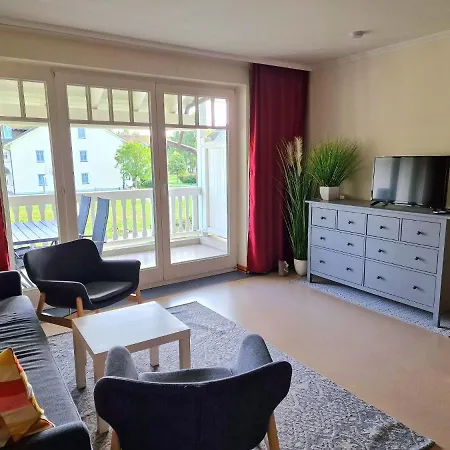 Duenenpark - Komfort Mit 1 Schlafzimmer Und Balkon Im Obergeschoss 019 Binz